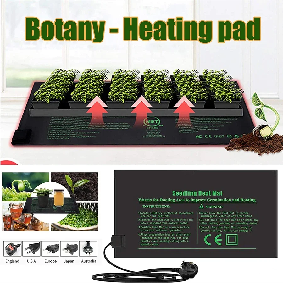 4 Sizes 220V EU Plug Seedling  - Heat Mat Seedling incelemesi ve fiyatı
