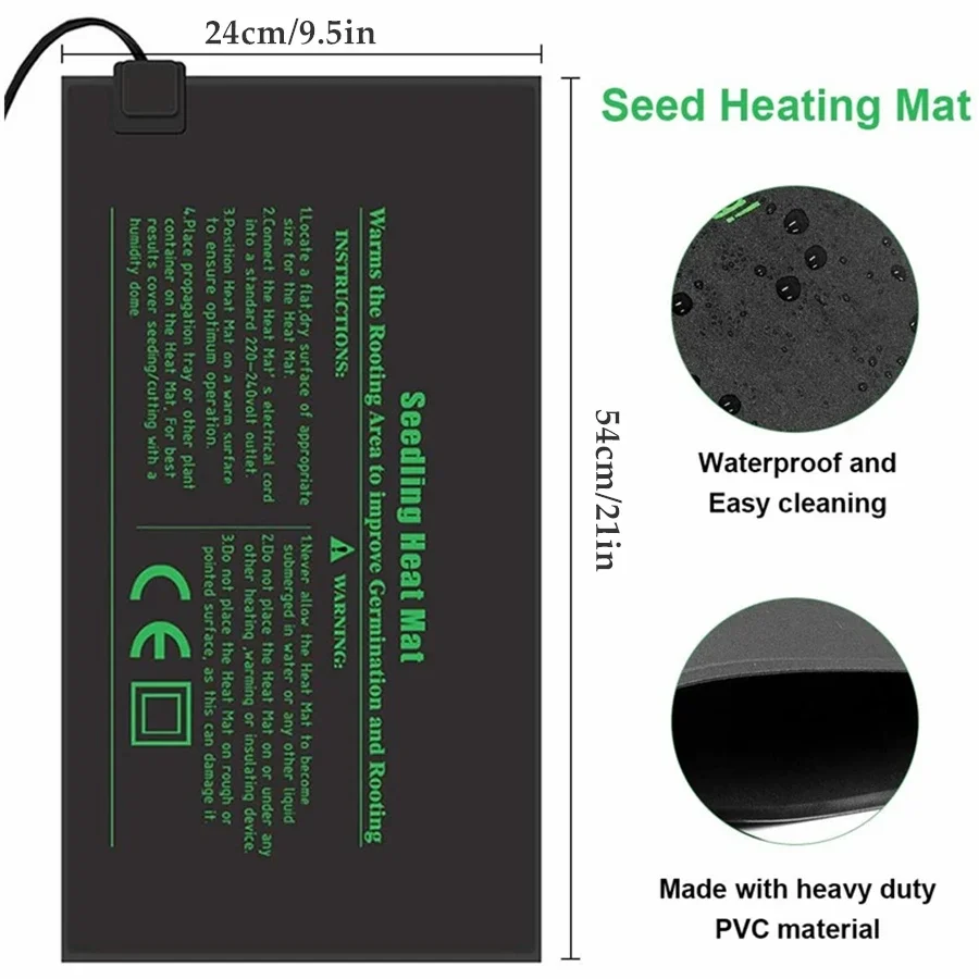 4 Sizes 220V EU Plug Seedling  - Heat Mat Seedling incelemesi ve fiyatı
