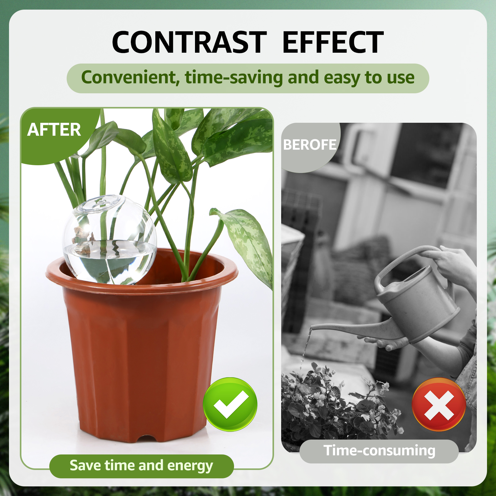 2/4Pcs 500ML Automatic Drip Ir - Self Watering Insert incelemesi ve fiyatı