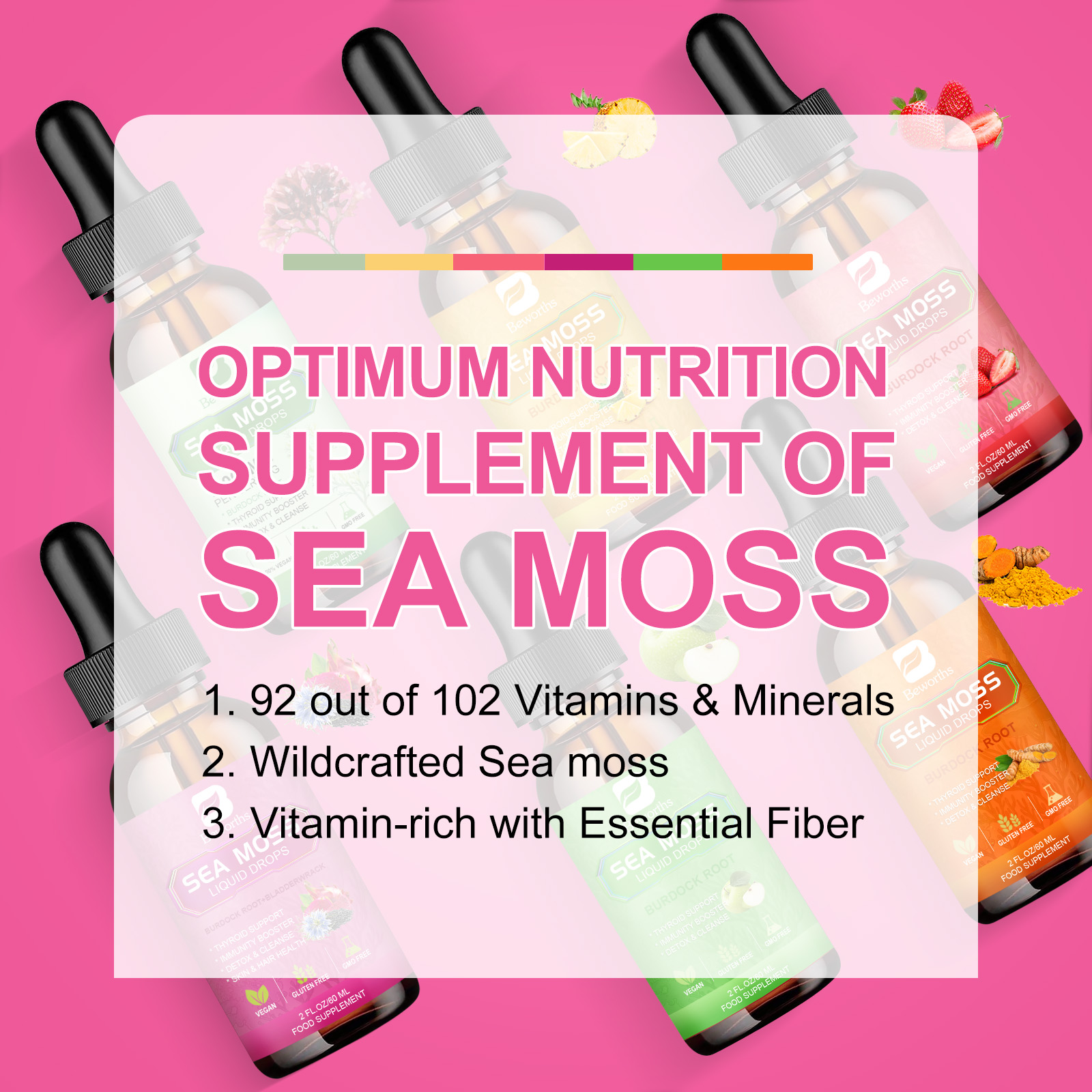 BEWORTHS 3000MG Seamoss Liquid - Root Stimulator Liquid incelemesi ve fiyatı