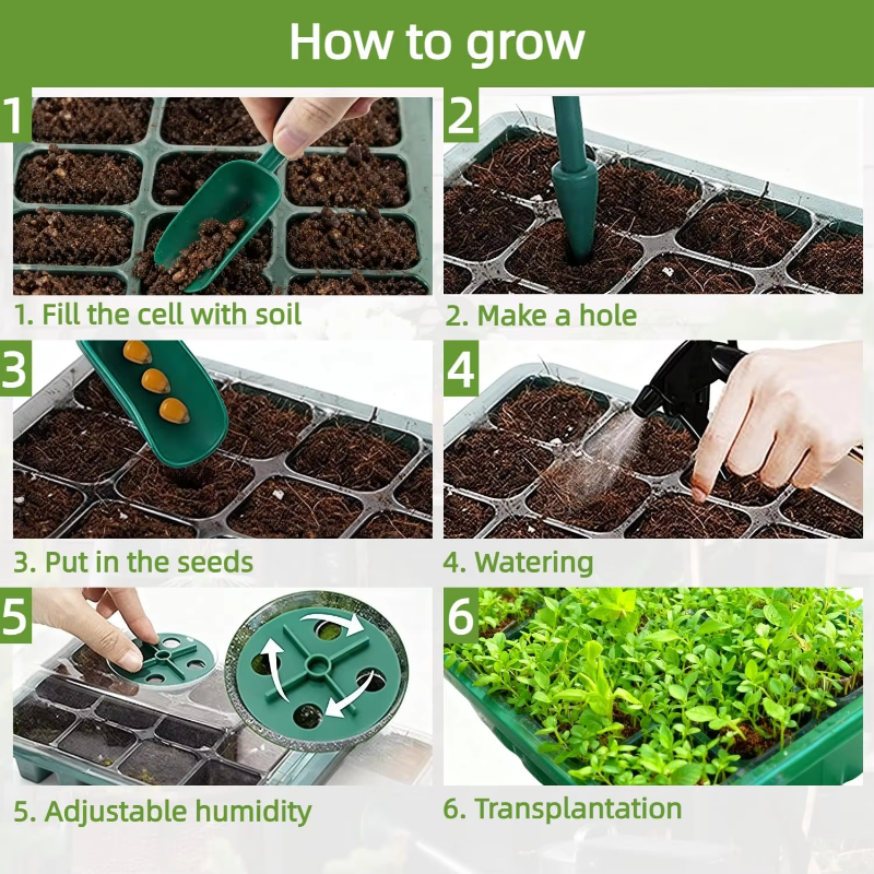 Seed Starter Tray Mini Greenho - Humidity Dome Kit incelemesi ve fiyatı