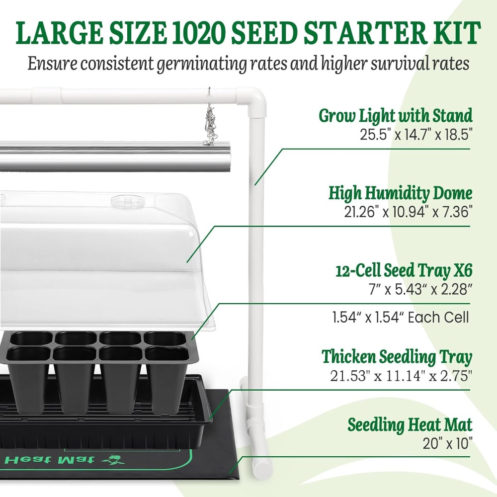 Seed Starter Kit with Grow Lig - Humidity Dome Kit incelemesi ve fiyatı