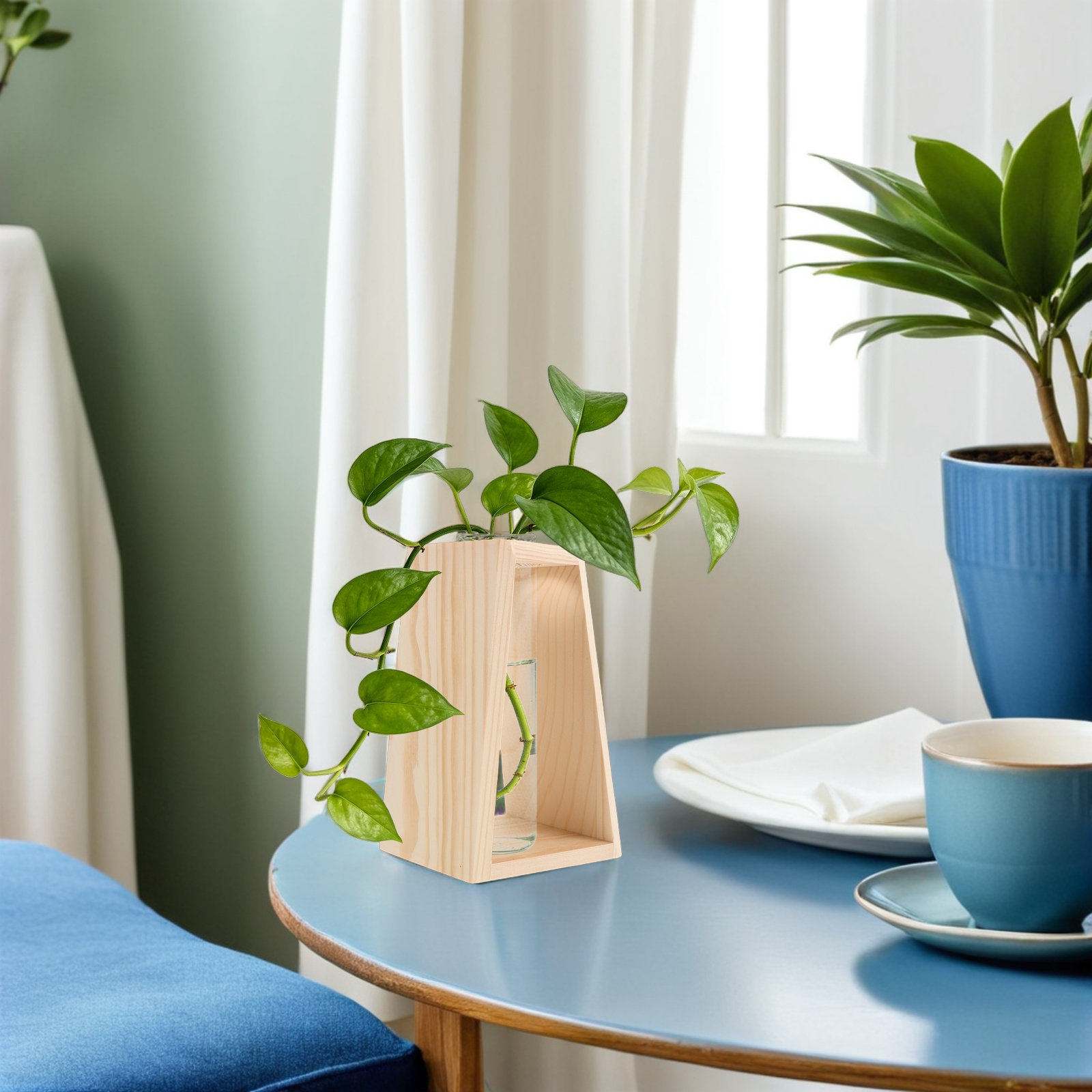 Wood Plant Station Hydroponic  - Propagation Station Vase incelemesi ve fiyatı