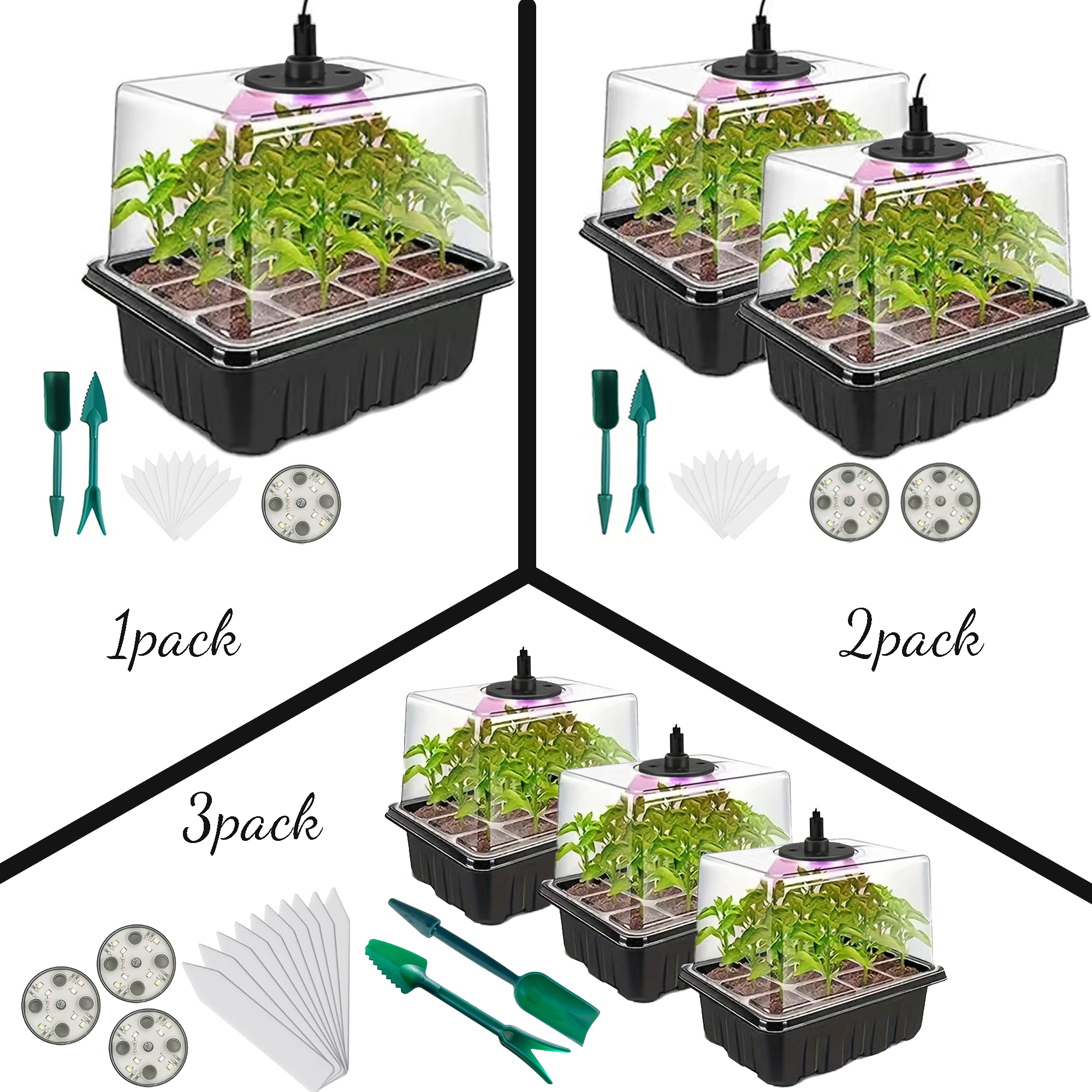 Seedling Starter Kit 1/2/3 Set - Humidity Dome Kit incelemesi ve fiyatı