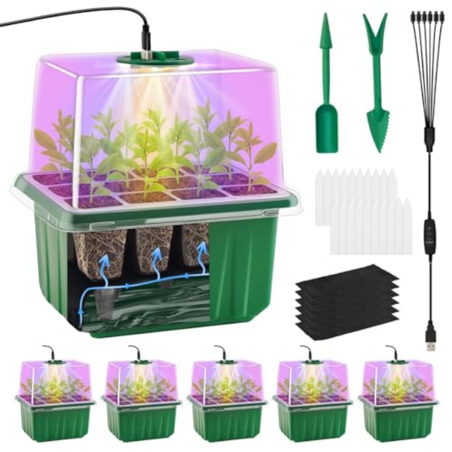 Seed Starter Tray with Light,  - Humidity Dome Kit incelemesi ve fiyatı