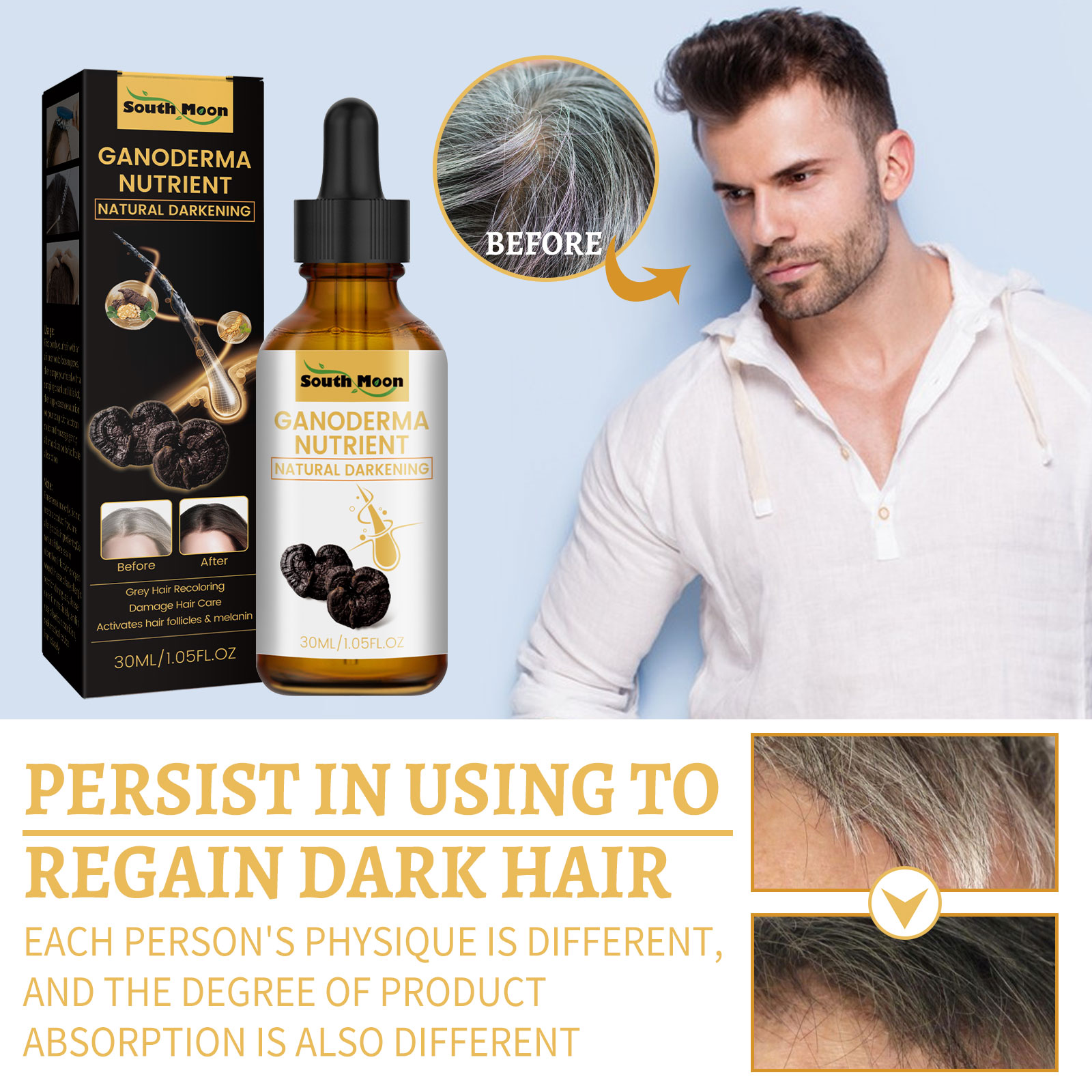 Black Ganoderma Lucidum Hair L - Root Stimulator Liquid incelemesi ve fiyatı