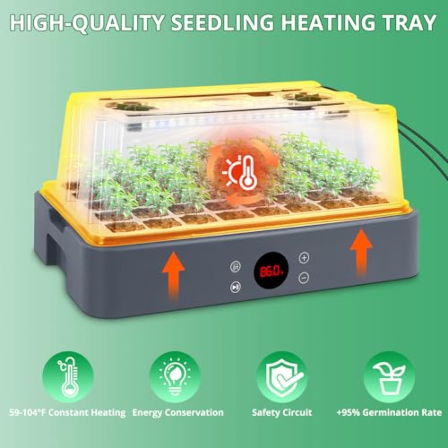 Seed Starter Tray with Grow Li - Humidity Dome Kit incelemesi ve fiyatı