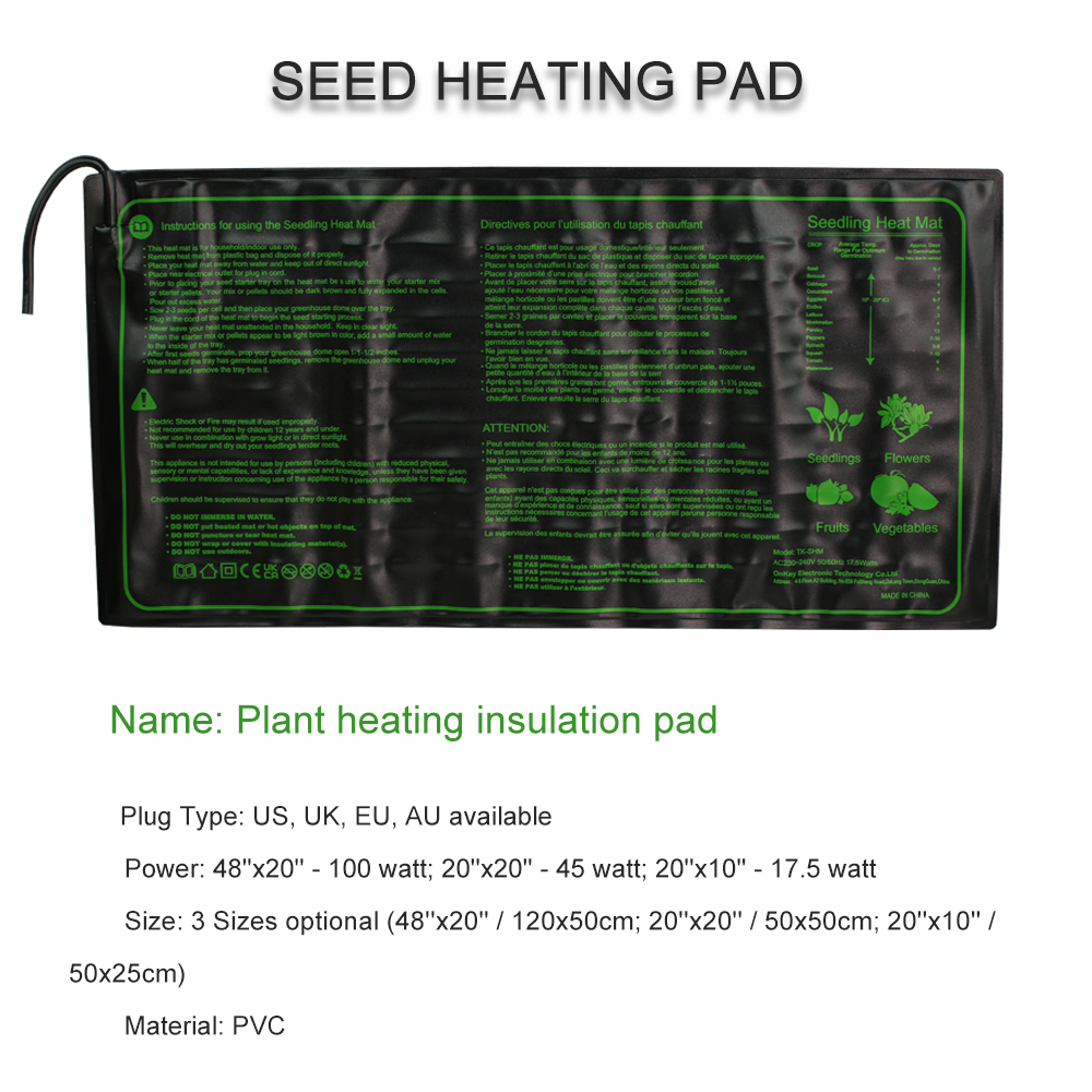 Seedling Heating Pad 3 Sizes W - Heat Mat Seedling incelemesi ve fiyatı