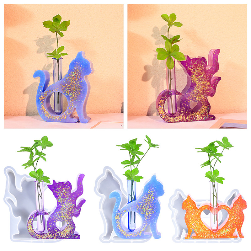 Cat Shaped Resin Molds Vase Si - Propagation Station Vase incelemesi ve fiyatı