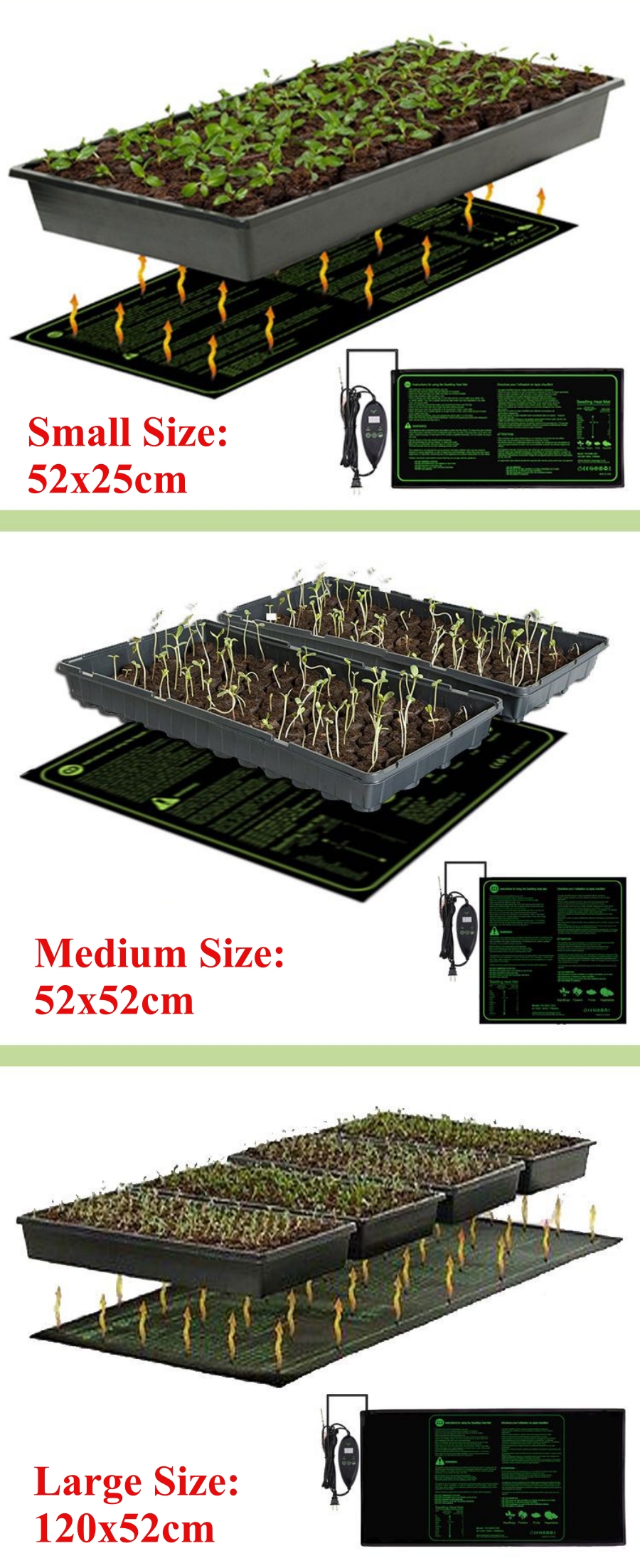 3 Sizes Upgrade Seedling Heat  - Heat Mat Seedling incelemesi ve fiyatı