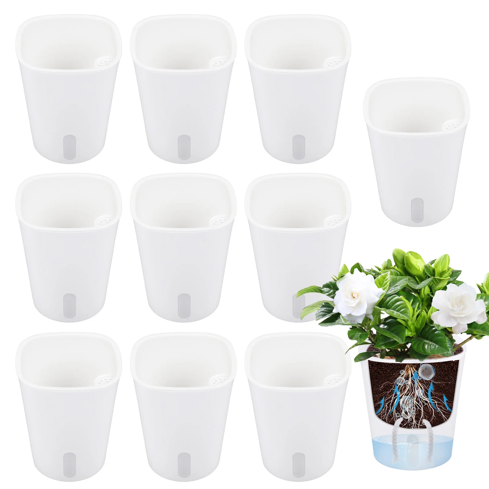 10 Pcs Self Watering Planter L - Self Watering Insert incelemesi ve fiyatı