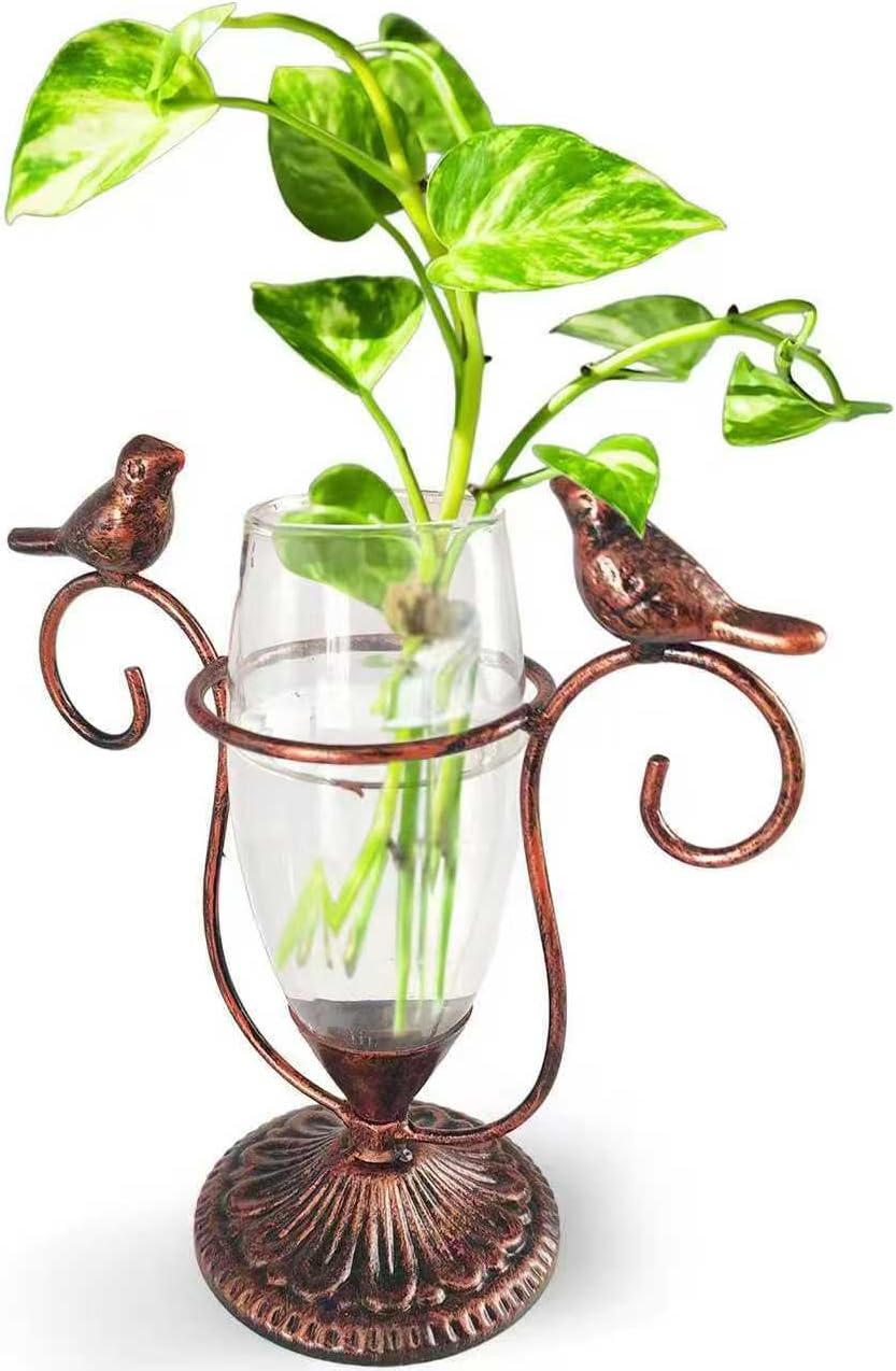 2 Vintage Copper Bird Plant Pr - Propagation Station Vase incelemesi ve fiyatı
