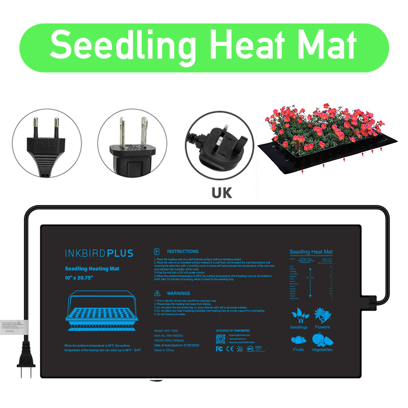 20.75x10CM EU/US/UK/AU Plug Se - Heat Mat Seedling incelemesi ve fiyatı